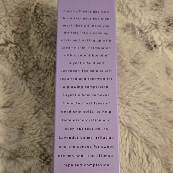 What Dreams Are Made Of Calm + Correct Night Mask – Glycolic Acid Lavender - Picture 2 of 4